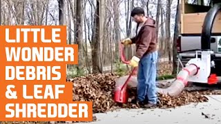 Little Wonder Debris amp Leaf Shredder Truckloader [upl. by Nador582]