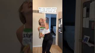 Even the sound of the ice maker makes me jump 😆 funnyshorts pregnant marriedlife [upl. by Klockau]