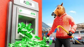 Robbing Every ATM Machine In GTA 5 RP [upl. by Ettelrahc872]