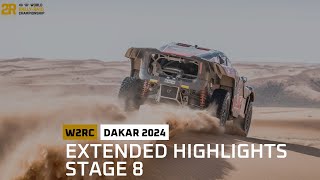 Extended Highlights  Stage 8  Dakar2024  W2RC [upl. by Ahsinam]