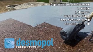 DESMOPOL Étanchéité liquides polyuréthanes pour balcons toits terrasses [upl. by Eytteb]