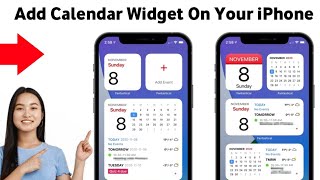 How To Add Calendar Widget On Your iPhone 2025 [upl. by March]