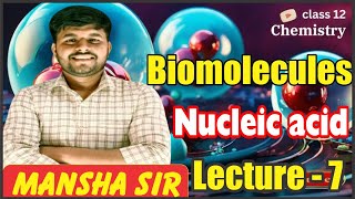 Class 12th Biomolecules  Nucleic Acid  DNA RNA  Hormones [upl. by Pollie]