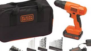 BLACKDECKER 20V MAX Drill amp Drill Bit Set 100 Piece [upl. by Pascia]