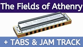 Fields of Athenry FREE Harmonica Tabs amp Track [upl. by Amerigo95]