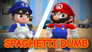 SPAGHETTI DUMB  Cereal killer but SMG4 and Mario sing it  FNF COVER [upl. by Peters]