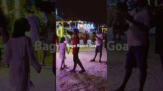 Baga beach coming to life at night goa goabeach goabeachparty bagabeach party newyearparty [upl. by Ibocaj196]