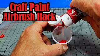 How to Airbrush Craft Paint the Right Way [upl. by Otit]