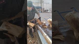 Woodcutter firewoodbusiness дровакол holzbearbeitung madera woodsplitter [upl. by Booze]