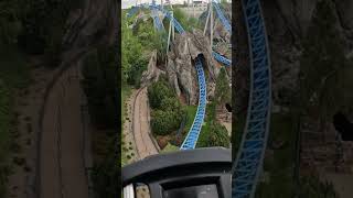 🎢Blue Fire à Europapark  thrillride attractionrollercoaster themepark coaster amusementpark [upl. by Files]