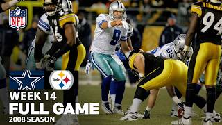 Defensive Battle On A Cold Night In Pittsburgh Cowboys vs Steelers Full Game  NFL 2008 Week 14 [upl. by Krystin]