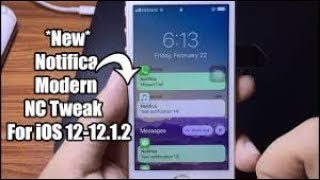 NEW AMAZING JAILBREAK TWEAK  INSTALLER quot NOTIFICA MODERN Notification Sur iOS 121212RootlessJB [upl. by Aneeres141]