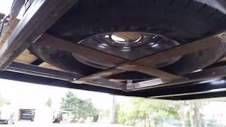 Spare Tire 🛞 Carrier For Your Trailer  How To Install A Spare Tire Mount [upl. by Akinna582]