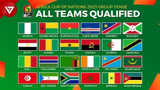 🔴 All Teams Qualfied CAF Africa Cup of Nations 2023 in Cote dIvoire [upl. by Tebzil]