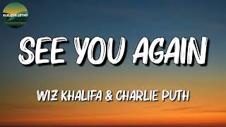 ♬♬ Wiz Khalifa ft Charlie Puth  See You Again  Lyrics [upl. by Les]