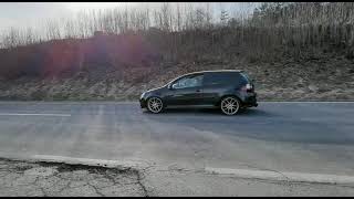 Golf V 20 Tdi 280Hp Custom Exhaust  Straight Pipe [upl. by Eleonora772]