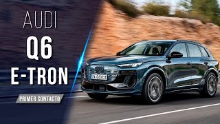 Audi Q6 etron  Desde España un gran contendiente dentro de la movilidad eléctrica premium [upl. by Sashenka]