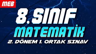 8Sınıf Matematik 2Dönem 1Yazılı Ortak Sınavı 20232024 [upl. by Acinod973]