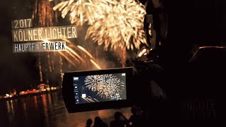 Kölner Lichter 2017 🖤 Hauptfeuerwerk HD Pyro World ©️ [upl. by Biagi]