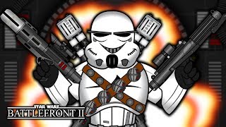 Epic Stormtrooper OVERKILL Star Wars Battlefront II [upl. by Aleacim]