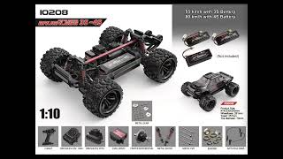 Leaked MJX Upcoming 110 Monster Truck 10208  网传的美嘉欣最新大脚车10208动态视频  宇宙狙神章北海  河南木子RC [upl. by Nahshun]