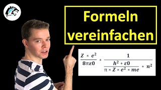 Rechnen und Vereinfachen von komplexen Formeln  Physik Tutorial [upl. by Llenhoj247]