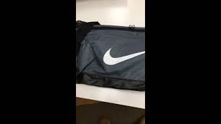 Nike Brasilia Medium Duffel Flint Grey 3723 CU IN Nike BA5334 [upl. by Mayhew]