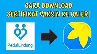 Cara download sertifikat vaksin di pedulilindungi [upl. by Norda48]