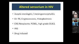 Approach to a case of altered sensorium in an immunocompromisd host [upl. by Ydarb338]