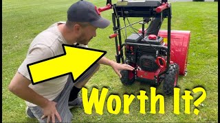 PowerSmart 24Inch Snowblower Clearing Paths with Ease Full Overview 2024 [upl. by Surtemed593]