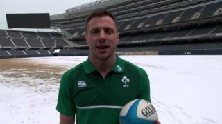 Irish Rugby TV Tommy Bowe In Chicago [upl. by Sybille5]