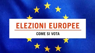 Elezioni europee quando e come si vota in Italia [upl. by Riccio]