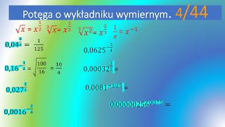 4str44 Oblicz a 004 do potęgi 32 b 016 do potęgi 12 [upl. by Christye729]