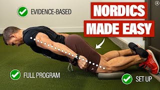 How to Set Up Perform amp Program Nordic Hamstring Curls Progressions  Regressions  Alternatives [upl. by Annyahs]