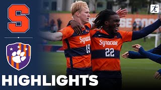 Syracuse vs Clemson  Highlights  NCAA College Soccer  October 15 2023 [upl. by Fara]