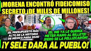 MIÉRCOLES MORENA ENCUENTRA MILES DE MILLONES ¡OCULTOS CLAUDIA PIDE ¡QUE SE LES DEN AL PUEBLO [upl. by Utas]