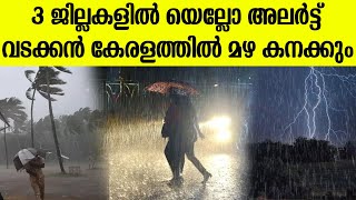 വീണ്ടും ന്യൂനമര്‍ദ്ദം മൂന്ന് ജില്ലകളില്‍ മഴ മുന്നറിയിപ്പ്  Kerala Rain News [upl. by Attennyl]