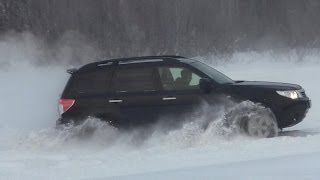 Subaru Forester against Snow [upl. by Harat228]