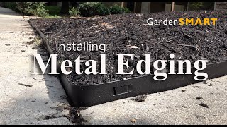 GardenSMART Tips Installing Metal Edging [upl. by Prospero]