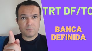 Concurso TRT DFTO  Banca DEFINIDA  Edital em breve [upl. by Llehsim]