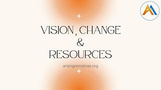 TODAYS MESSAGE  VISION CHANGE amp RESOURCES  11 AM [upl. by Siletotsira904]