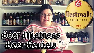 Beer Mistress BEER REVIEW 125  Westmalle Trappist Tripel [upl. by Sirdna]