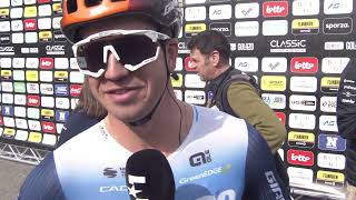 Dylan Groenewegen  Interview at the start  Classic BruggeDe Panne 2024 [upl. by Amandie187]