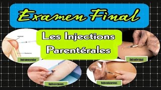 Les injections parentérales  intramusculaireintraveineusesintradermiquesouscutanée [upl. by Hemetaf]