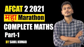 LIVE MATHS MARATHON CLASS for AFCAT 2 2021 Exam  AFCAT 2 2021 Preparation [upl. by Strain]