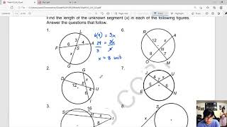 Grade 10 Math  Tangent and Secant Segments [upl. by Eixela355]