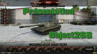 World of Tanks  Object 268  Présentation et Gameplays Commentés [upl. by Atalanti]