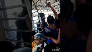 Morning 8 am in Mumbai local mumbailocalcrowdtravel shortsvideos [upl. by Eeluj]