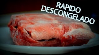 Descongelar carne  Cámara rápida [upl. by Grantland441]