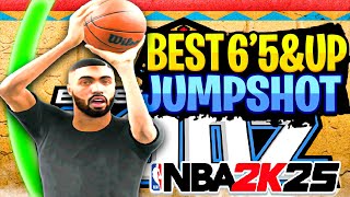 THE BEST JUMPSHOT FOR 65 AND TALLER GUARDS ON NBA 2K25 [upl. by Ellehcer]